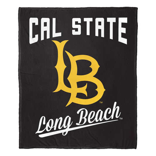 Cal State Long Beach The Beach official silk touch throw blanket