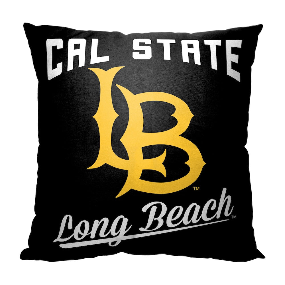 Cal State Long Beach The Beach OFFICIAL throw pillow