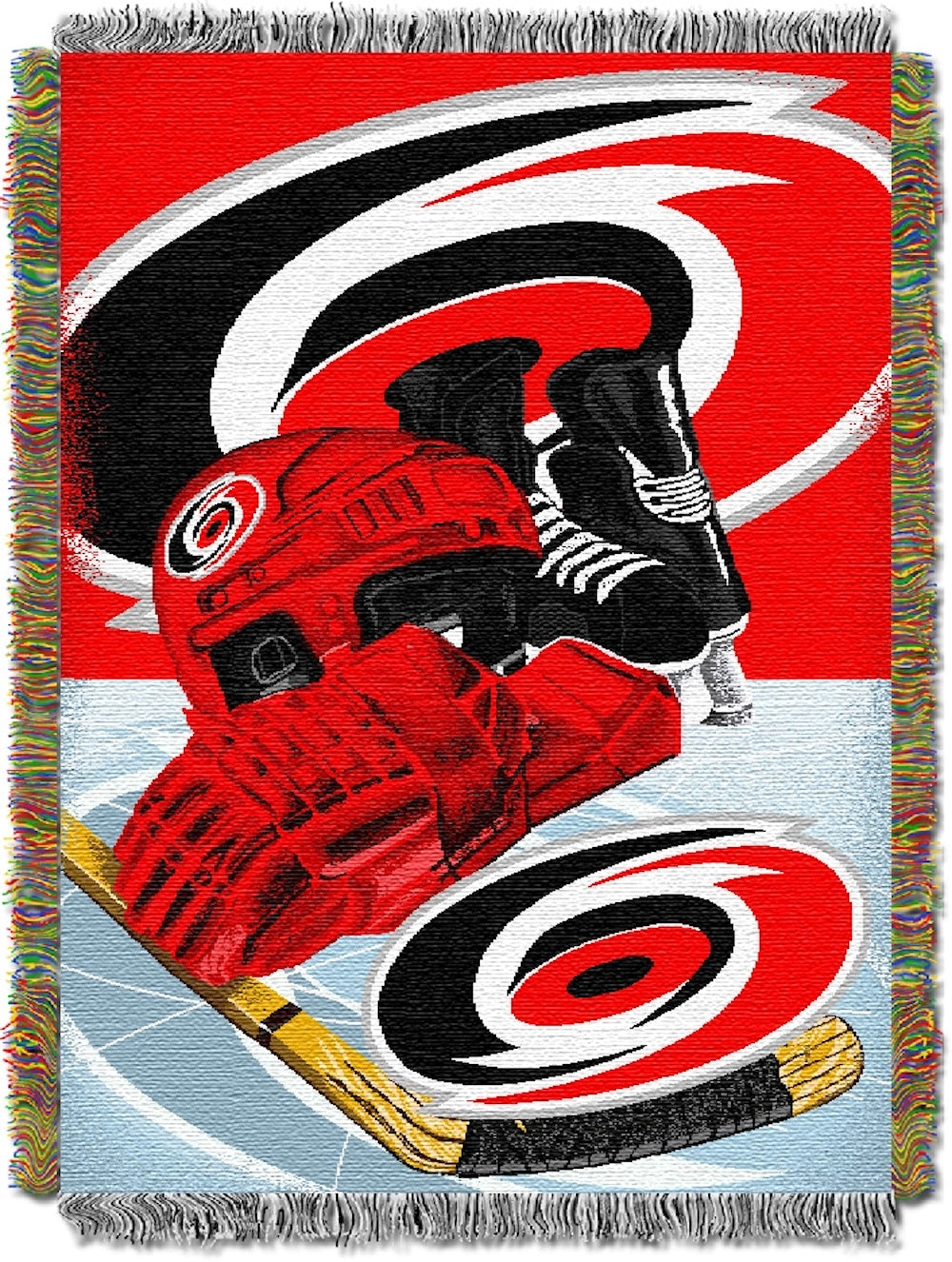 Carolina Hurricanes woven home ice tapestry