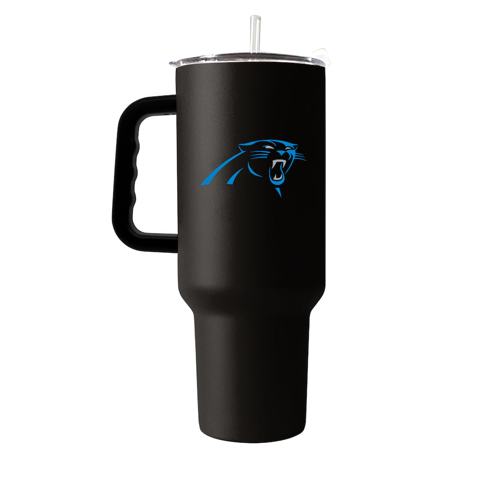 Carolina Panthers 40 oz travel tumbler