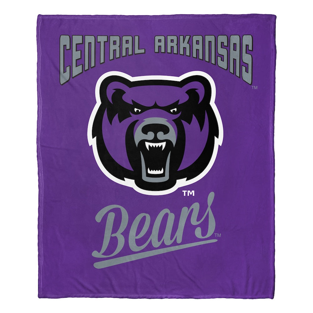 Central Arkansas Bears official silk touch throw blanket
