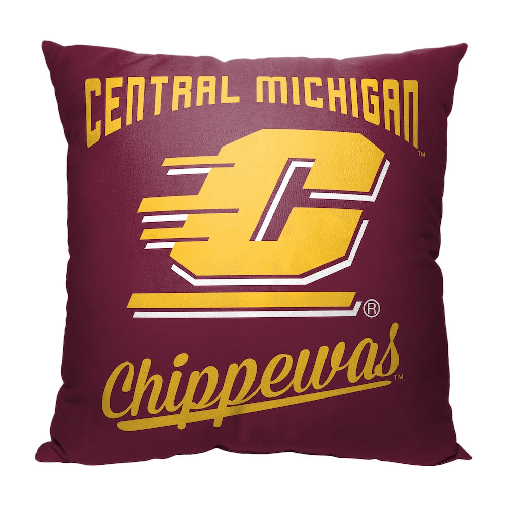 Central Michigan Chippewas OFFICIAL throw pillow
