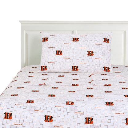 Cincinnati Bengals Twin Sheets