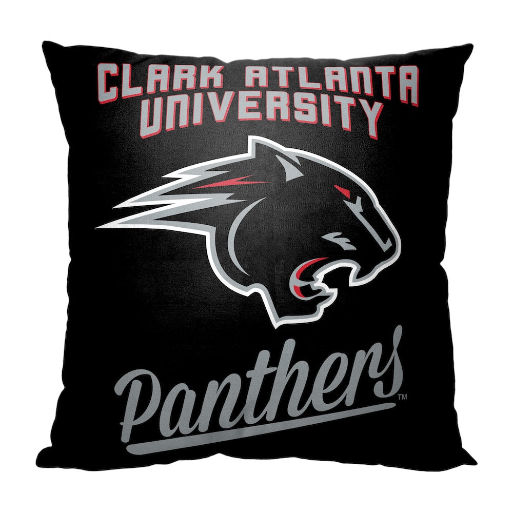 Clark Atlanta Panthers OFFICIAL throw pillow