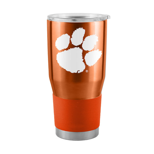 Clemson Tigers 30 oz stainless steel travel tumbler