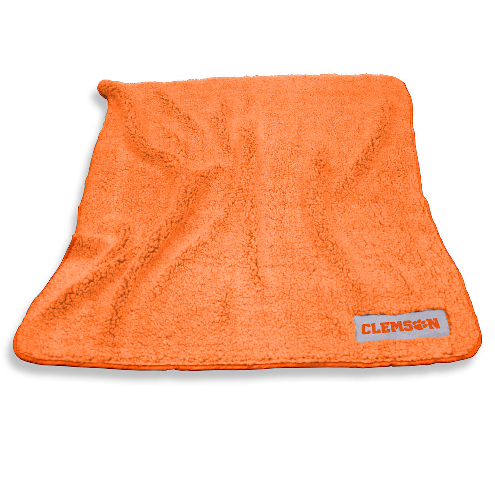 Clemson Tigers Color Frosty Fleece blanket