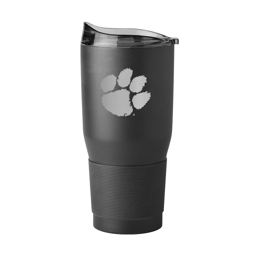 Clemson Tigers 30 oz black etch travel tumbler