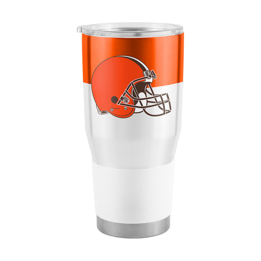 Cleveland Browns 30 oz color block travel tumbler