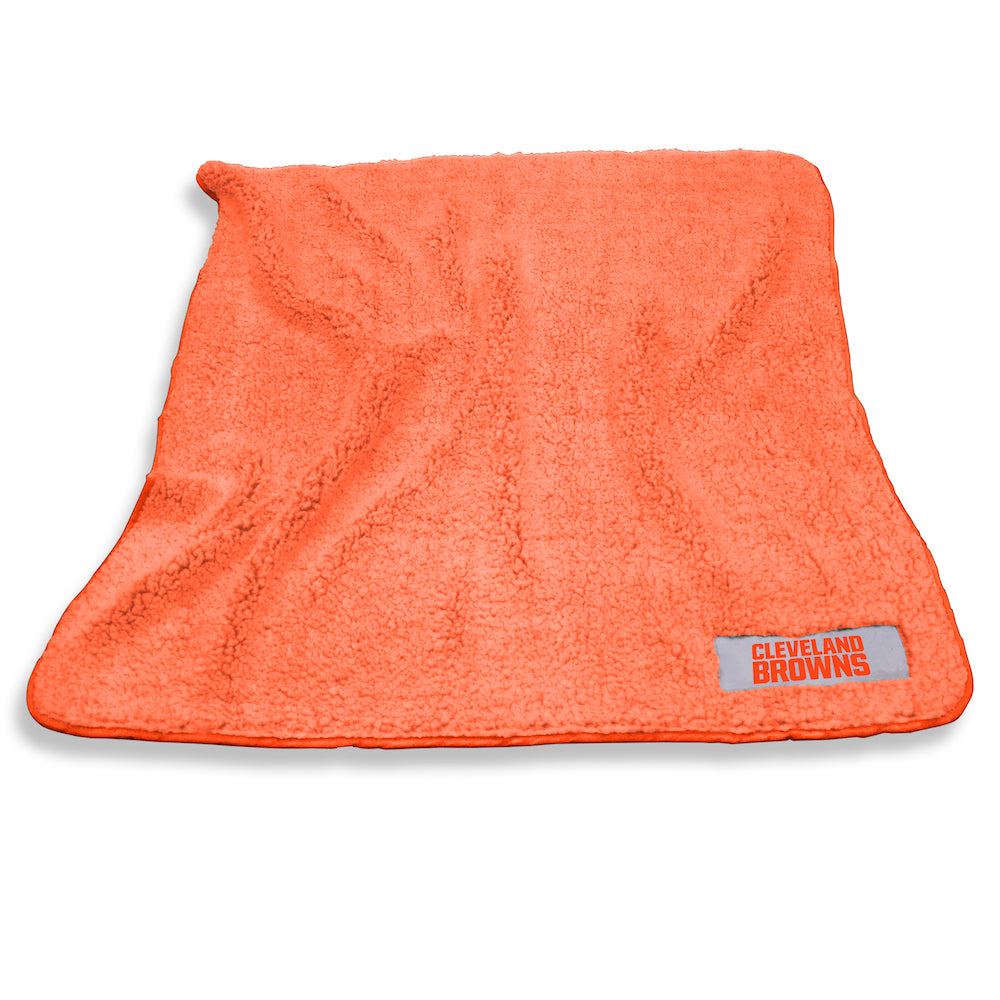 Cleveland Browns Color Frosty Fleece blanket