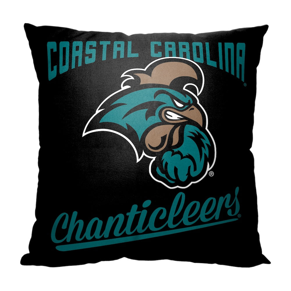 Coastal Carolina Chanticleers OFFICIAL throw pillow
