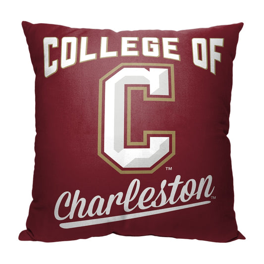 College of Charleston Cougars OFFICIAL throw pillow