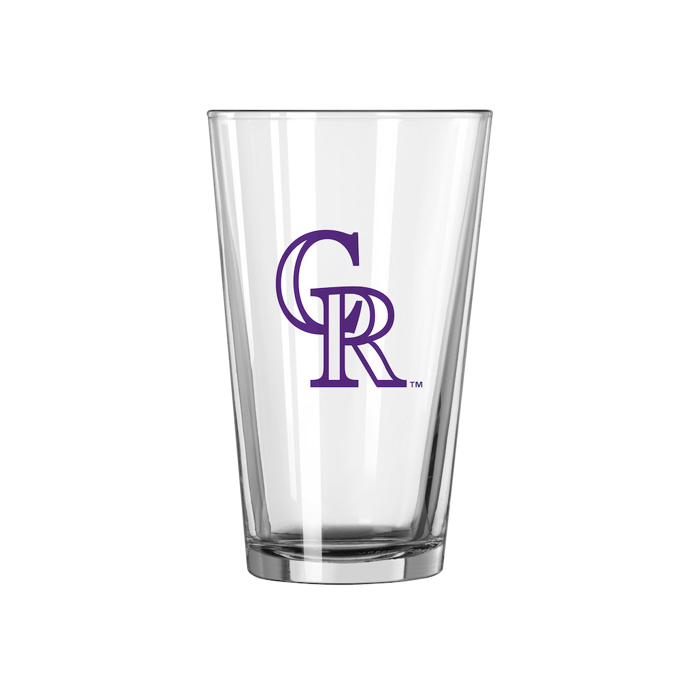 Colorado Rockies pint glass