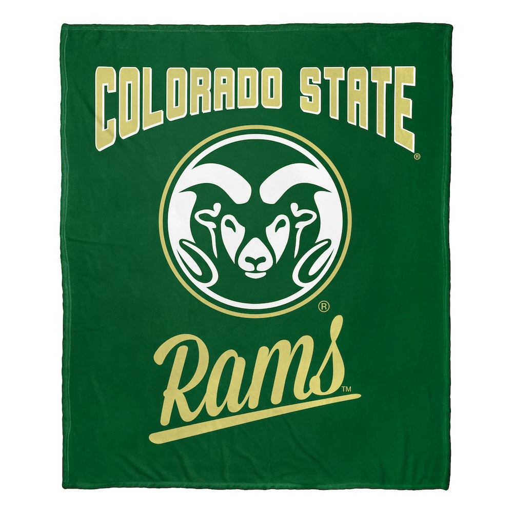 Colorado State Rams official silk touch throw blanket