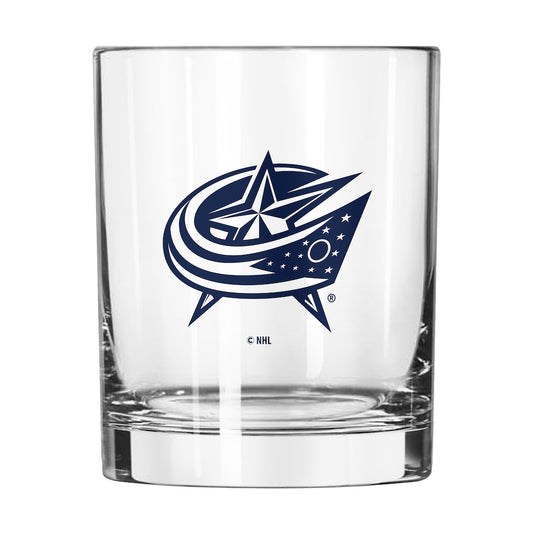 Columbus Blue Jackets Rocks Glass