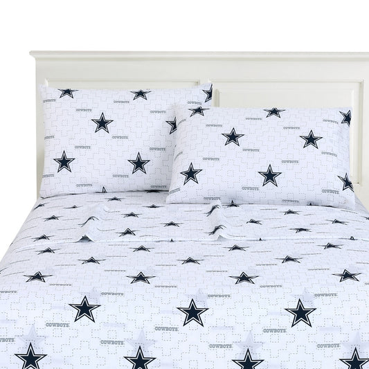 Dallas Cowboys logo bedsheet set