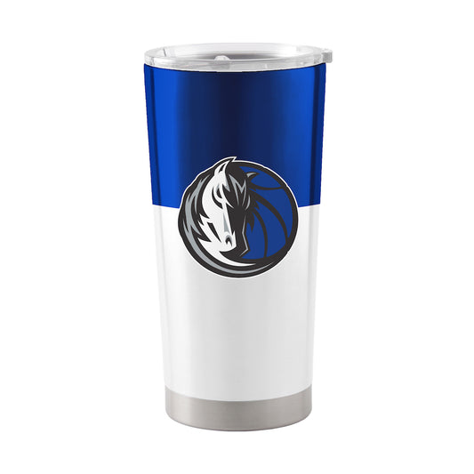 Dallas Mavericks 20 oz color block travel tumbler