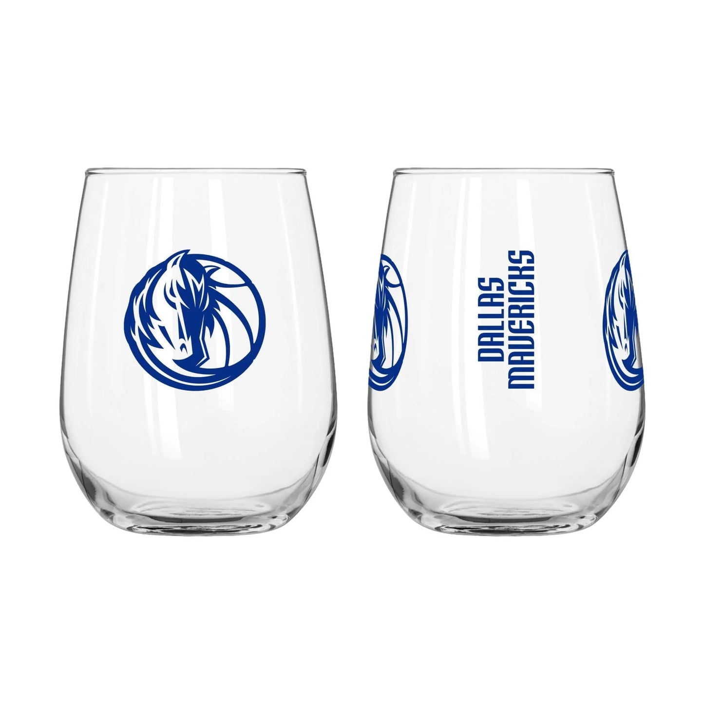 Dallas Mavericks Stemless Wine Glass