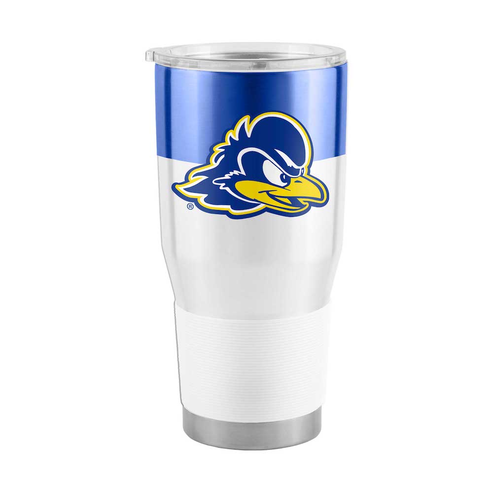 Delaware Blue Hens 30 oz color block travel tumbler