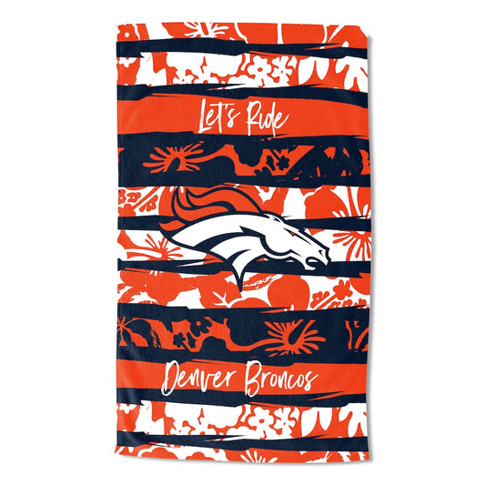 Denver Broncos Pocket OVERSIZED Beach Towel