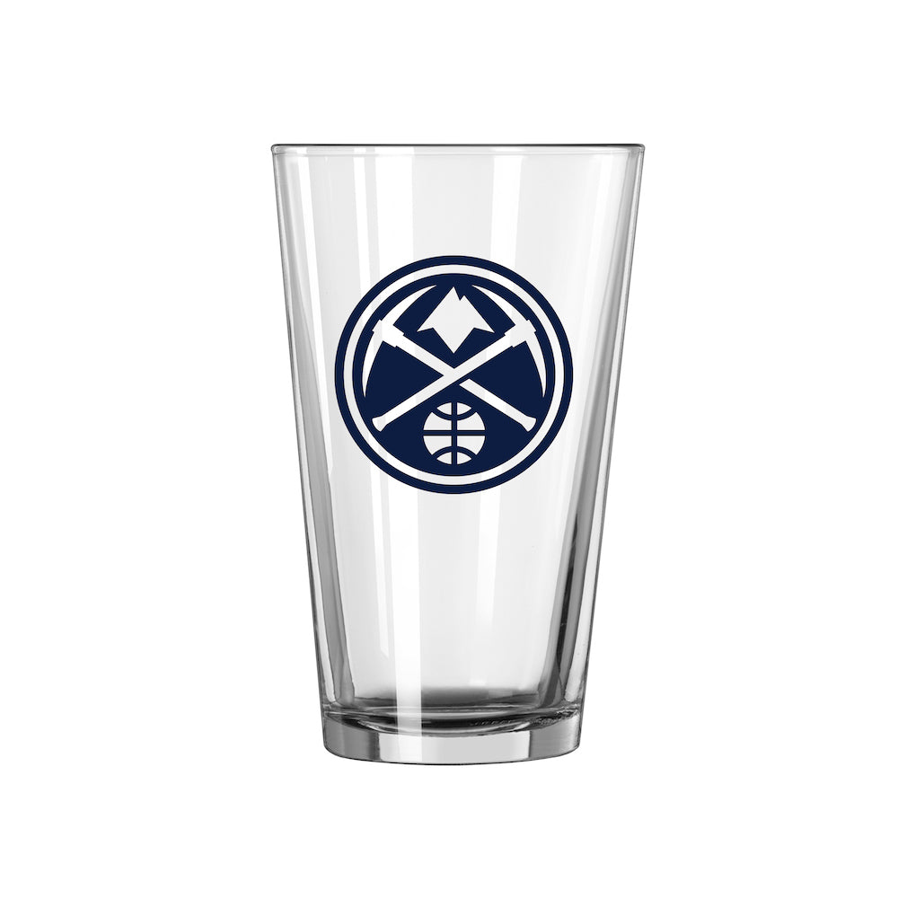 Denver Nuggets pint glass