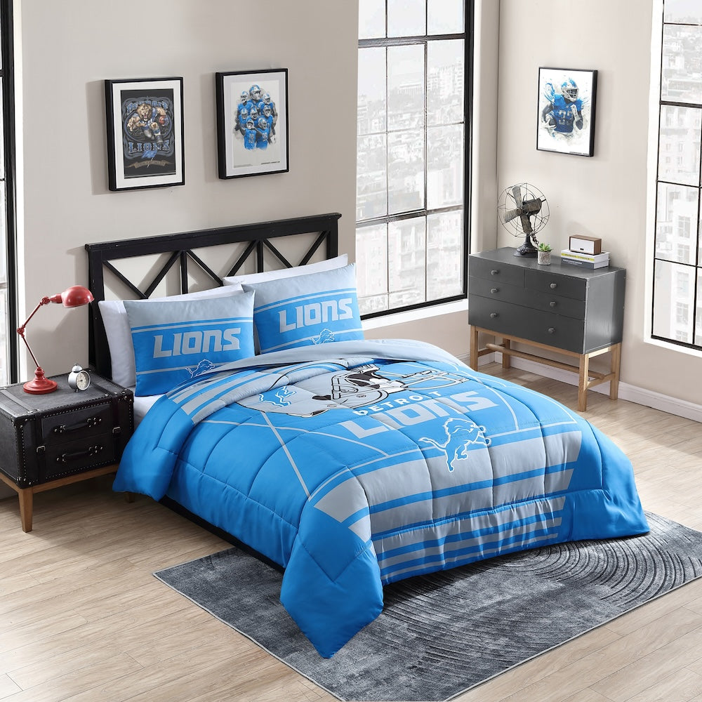 Detroit Lions queen size comforter set