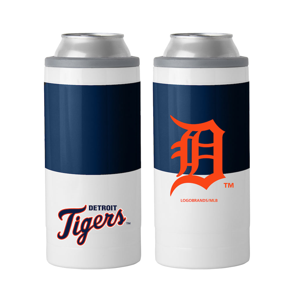 Detroit Tigers colorblock slim can coolie