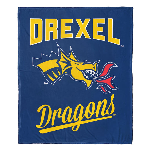 Drexel Dragons official silk touch throw blanket