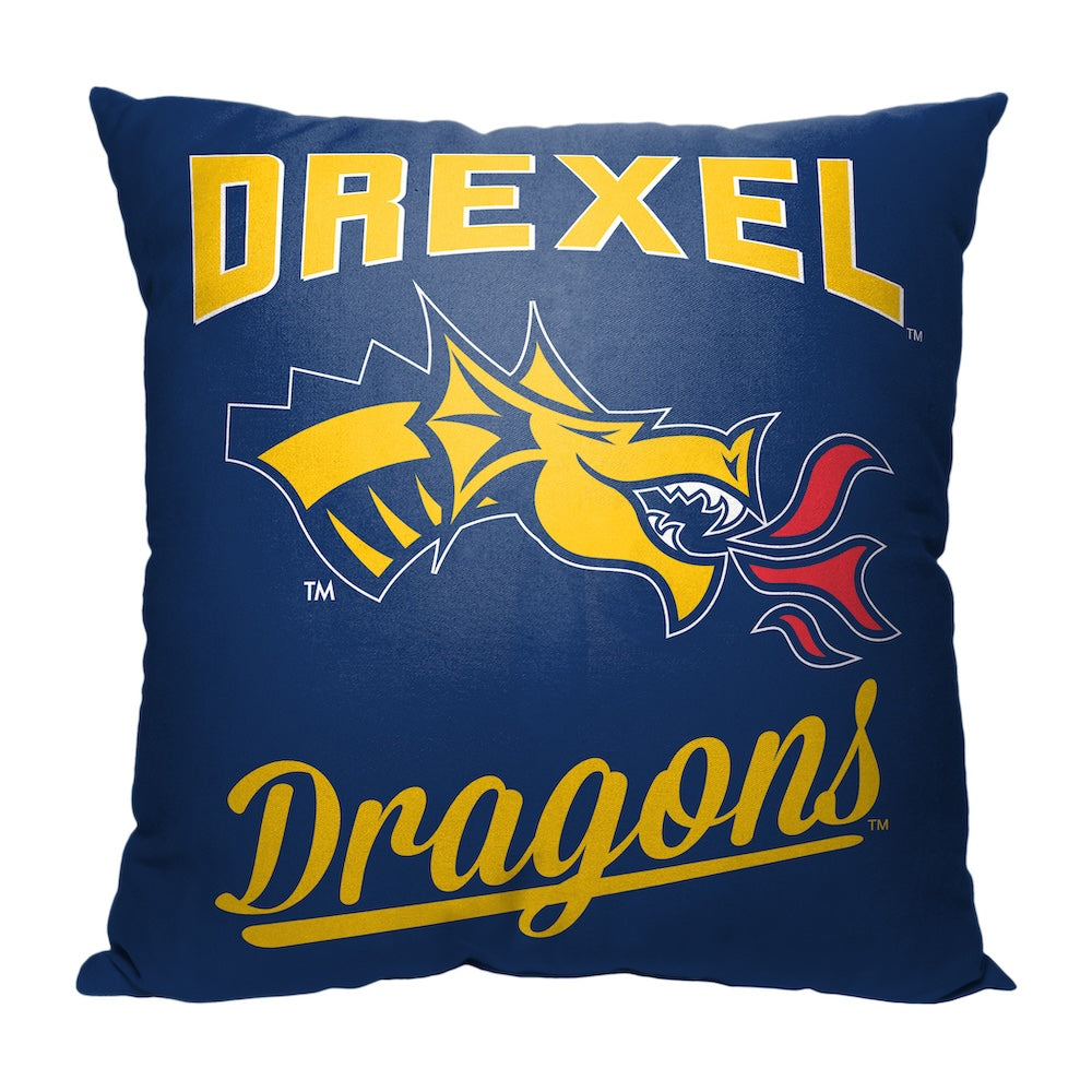 Drexel Dragons OFFICIAL throw pillow