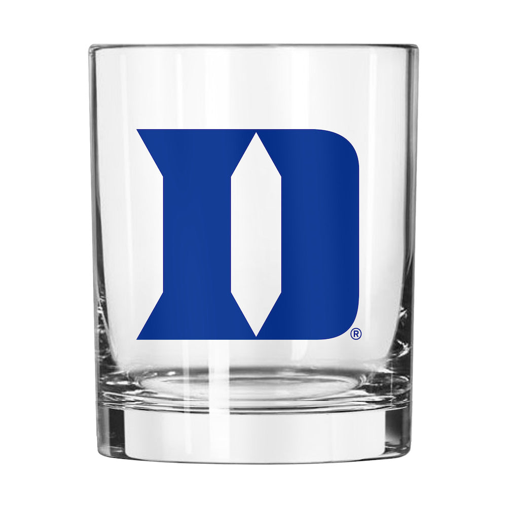 Duke Blue Devils Rocks Glass