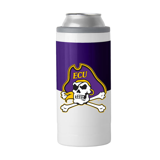 East Carolina Pirates colorblock slim can coolie