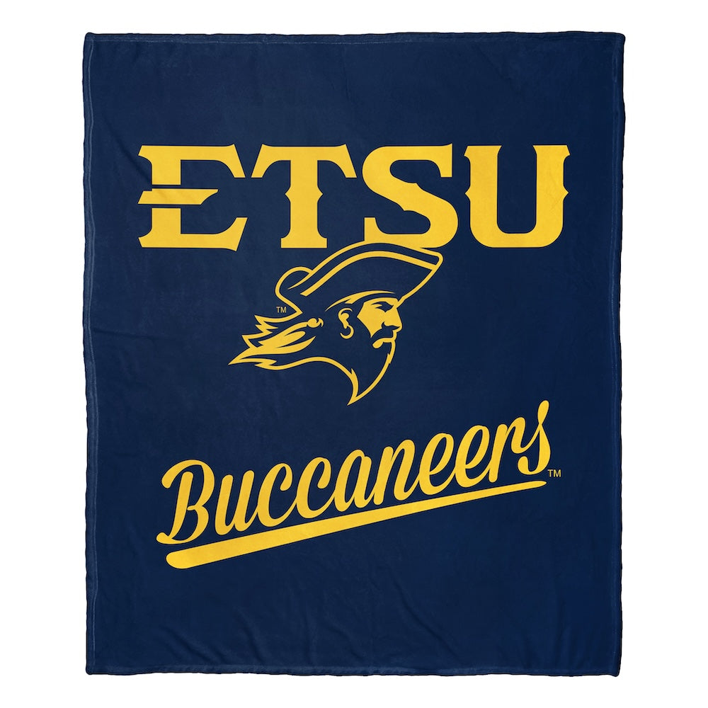 East Tennessee State Buccaneers official silk touch throw blanket