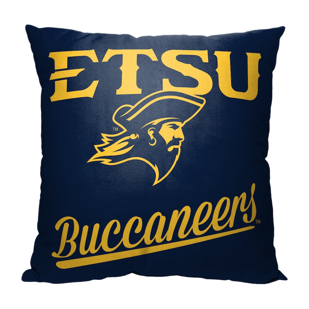 East Tennessee State Buccaneers OFFICIAL throw pillow