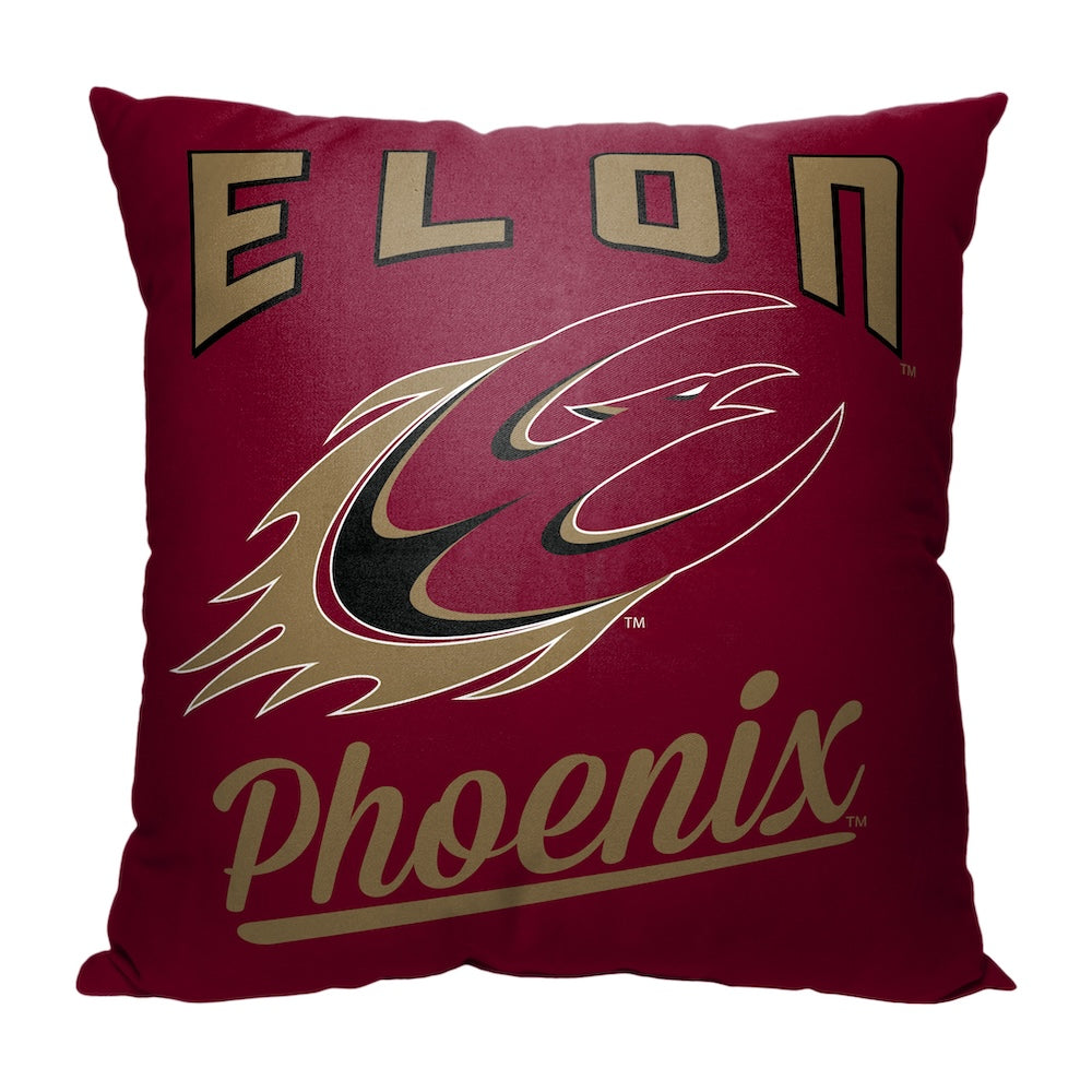 Elon Eagles OFFICIAL throw pillow