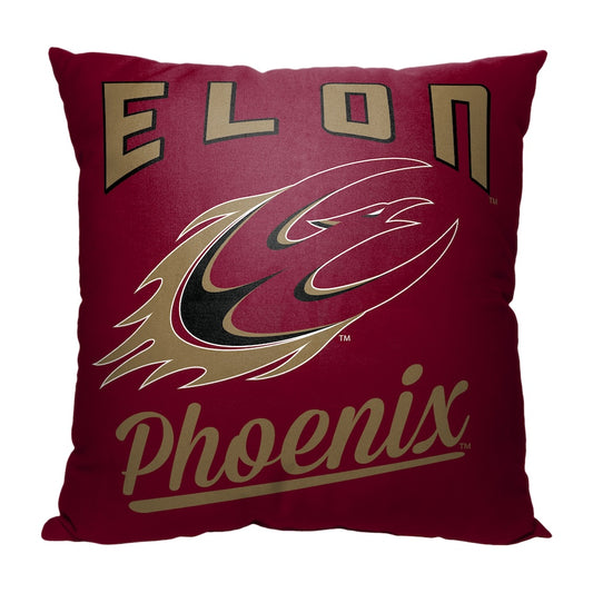 Elon Eagles OFFICIAL throw pillow