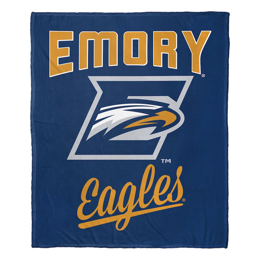 Emory Eagles official silk touch throw blanket