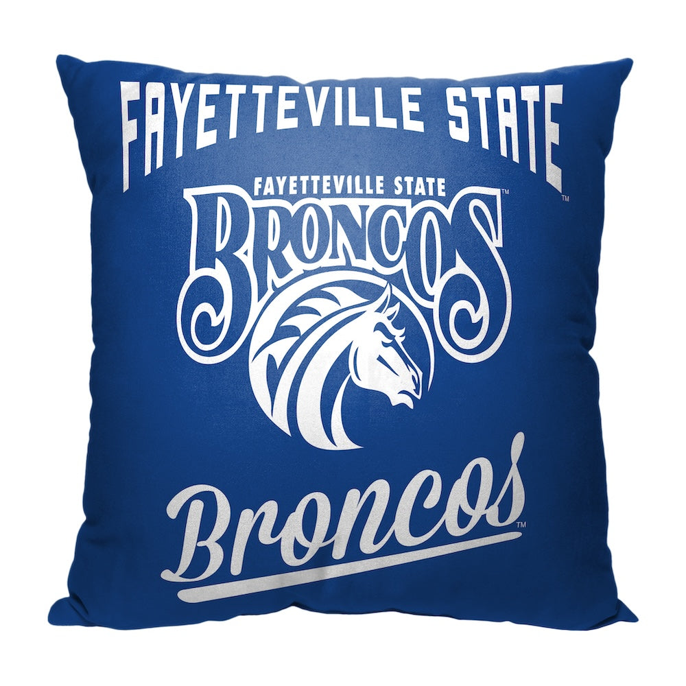 Fayetteville State Broncos OFFICIAL throw pillow