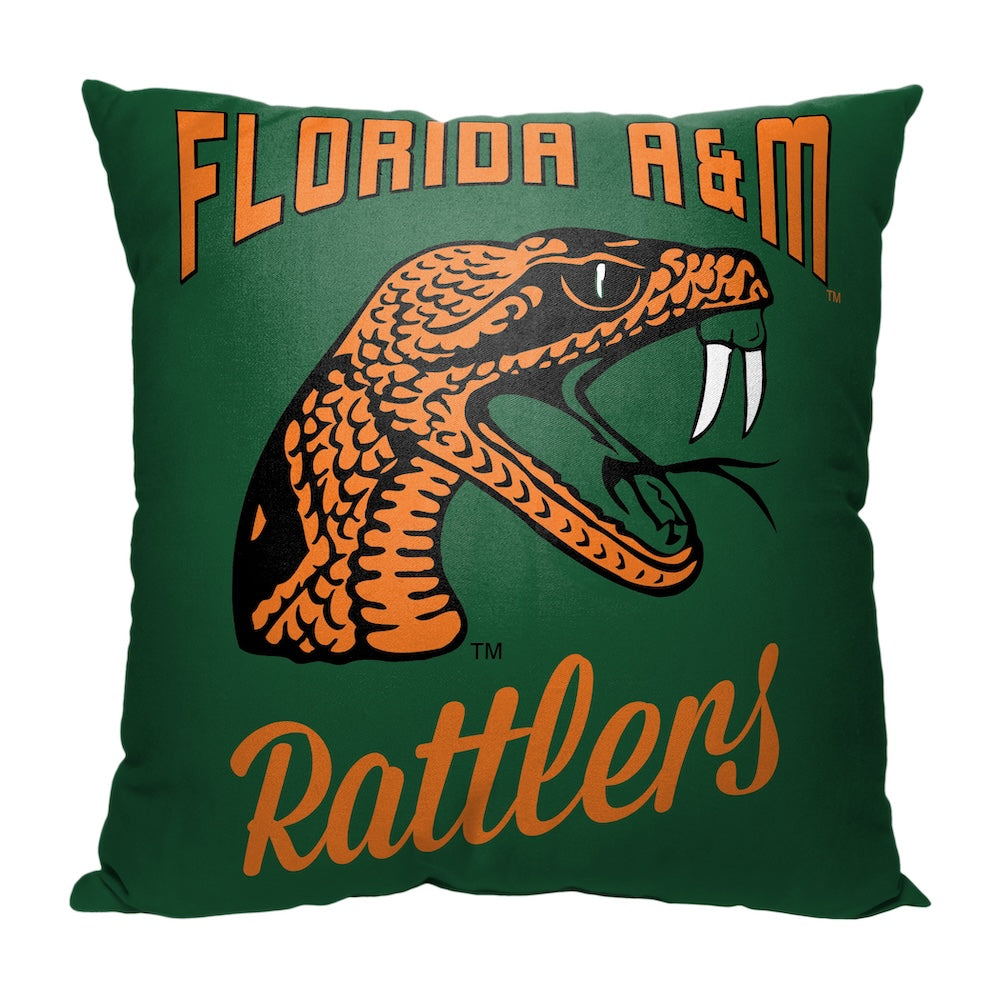 Florida A&M Rattlers OFFICIAL throw pillow