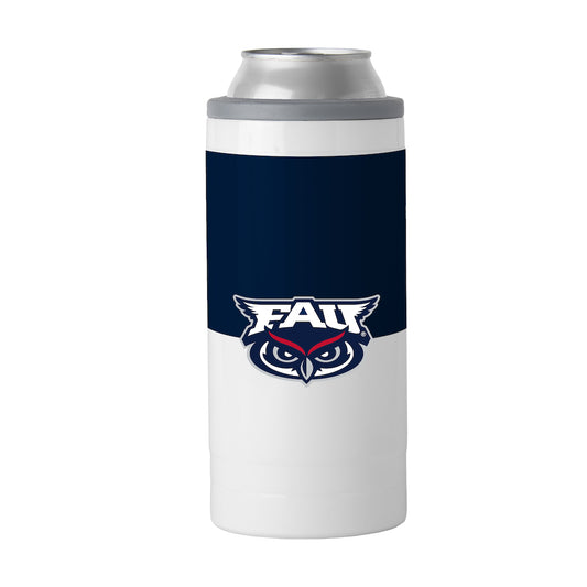 Florida Atlantic Owls colorblock slim can coolie