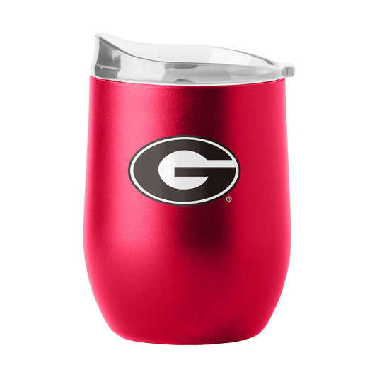 Georgia Bulldogs curved drink tumbler