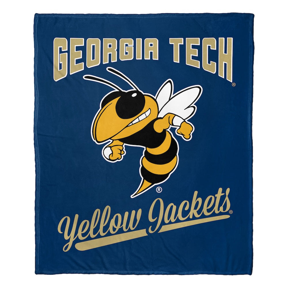 Georgia Tech Yellow Jackets official silk touch throw blanket