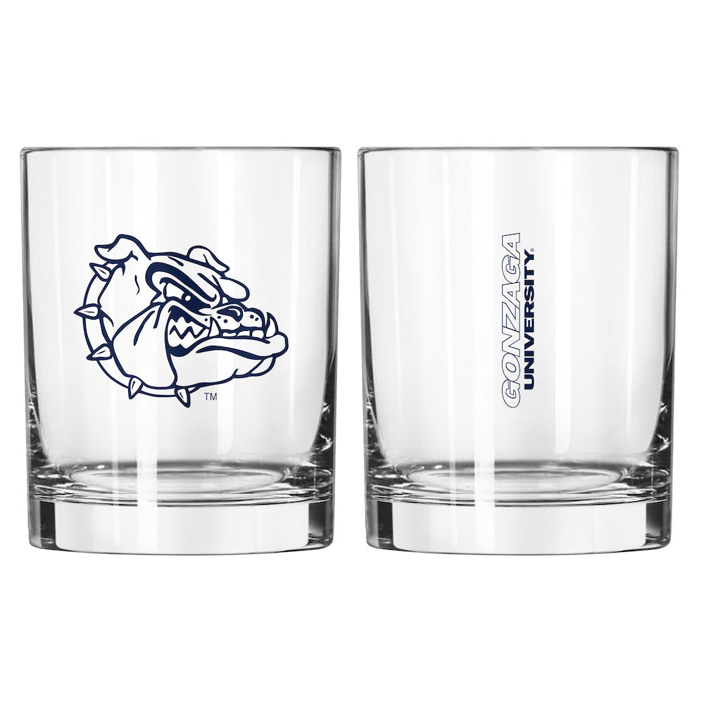 Gonzaga Bulldogs Rocks Glass