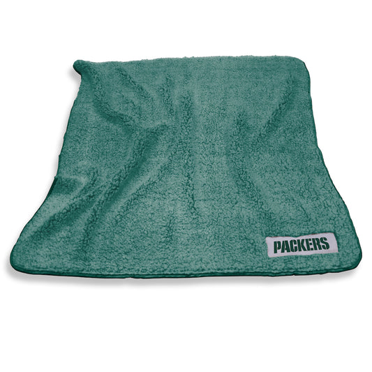 Green Bay Packers Color Frosty Fleece blanket
