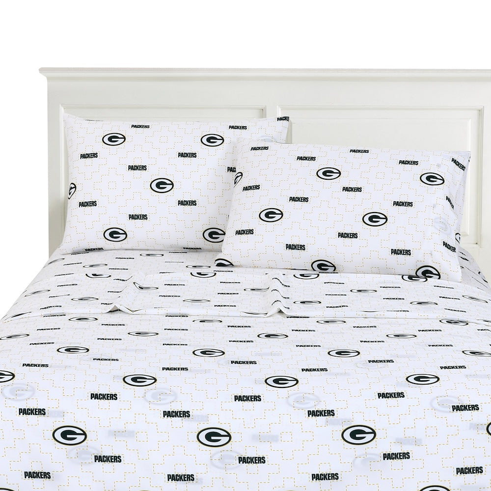 Green Bay Packers logo bedsheet set