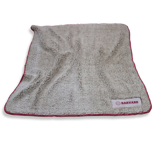 Harvard Crimson Frosty Fleece blanket