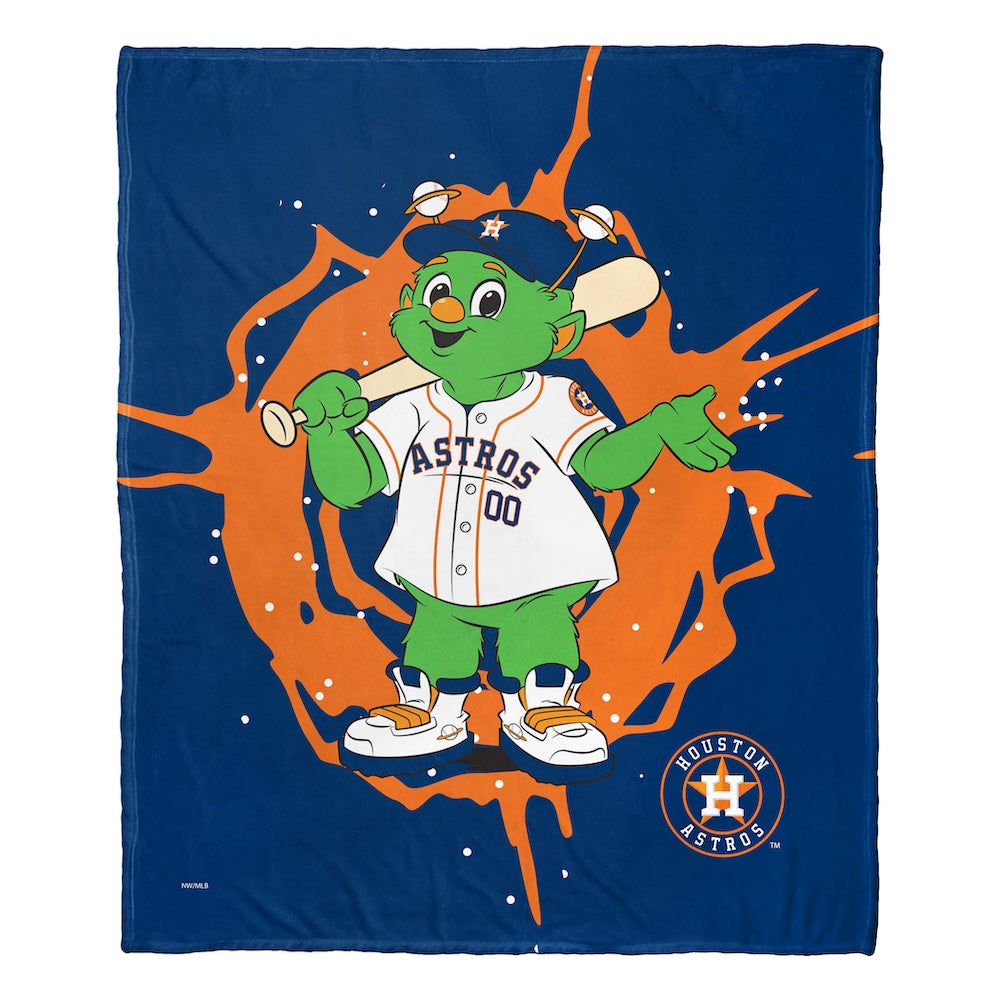 Houston Astros MASCOT silk touch throw blanket