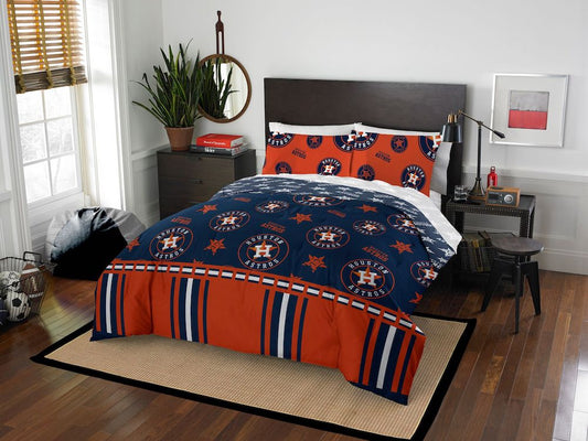 Houston Astros queen size bed in a bag
