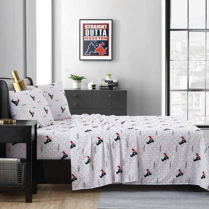 Houston Texans queen full sheet set