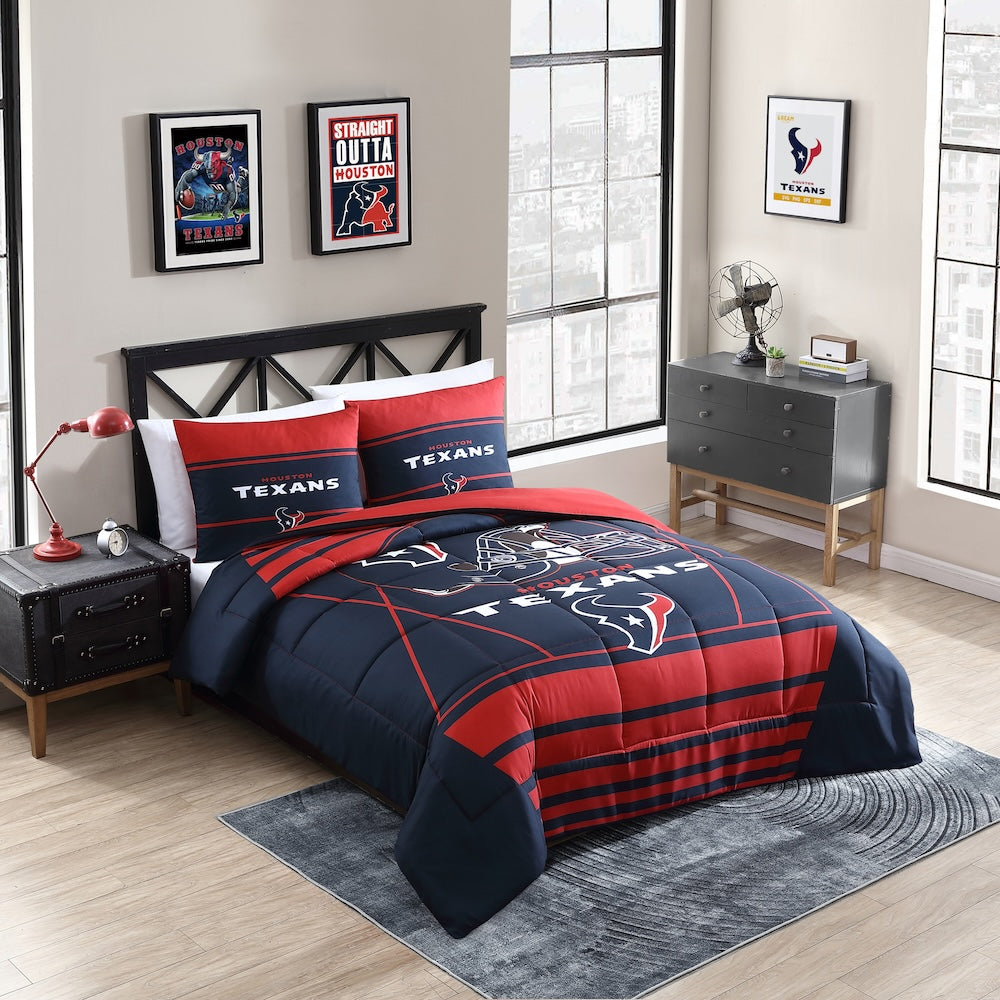 Houston Texans queen size comforter set