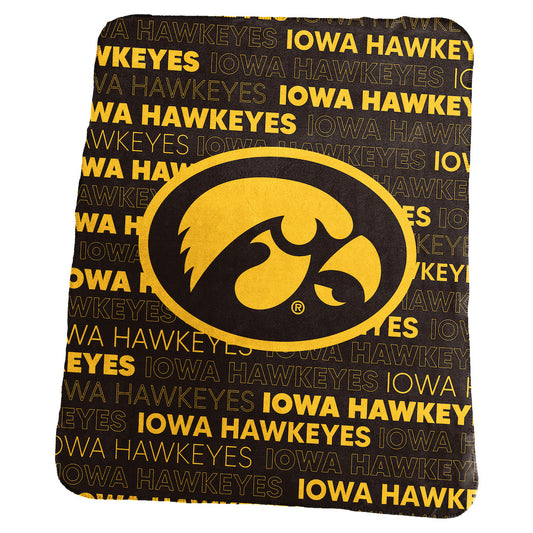 Iowa Hawkeyes Classic Fleece Blanket