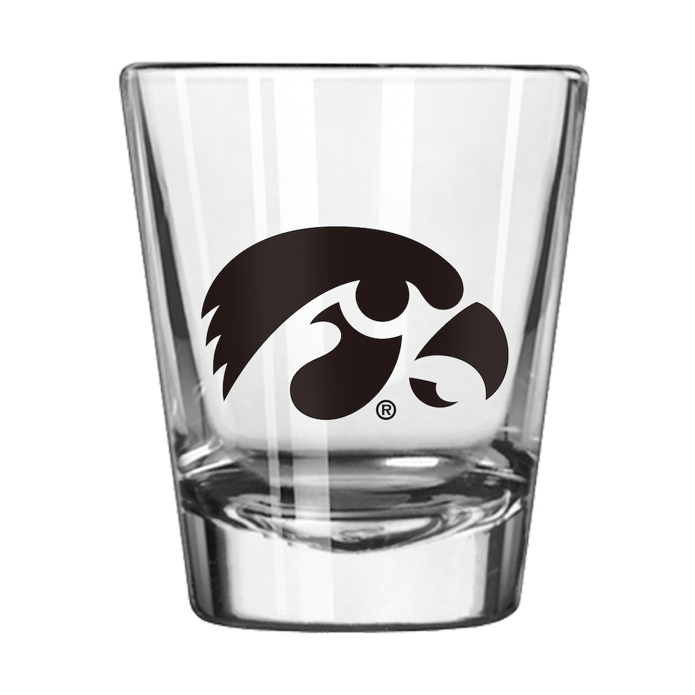Iowa Hawkeyes shot glass